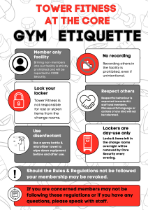 Rules & Regulations - Tru Fit Athletic Clubs